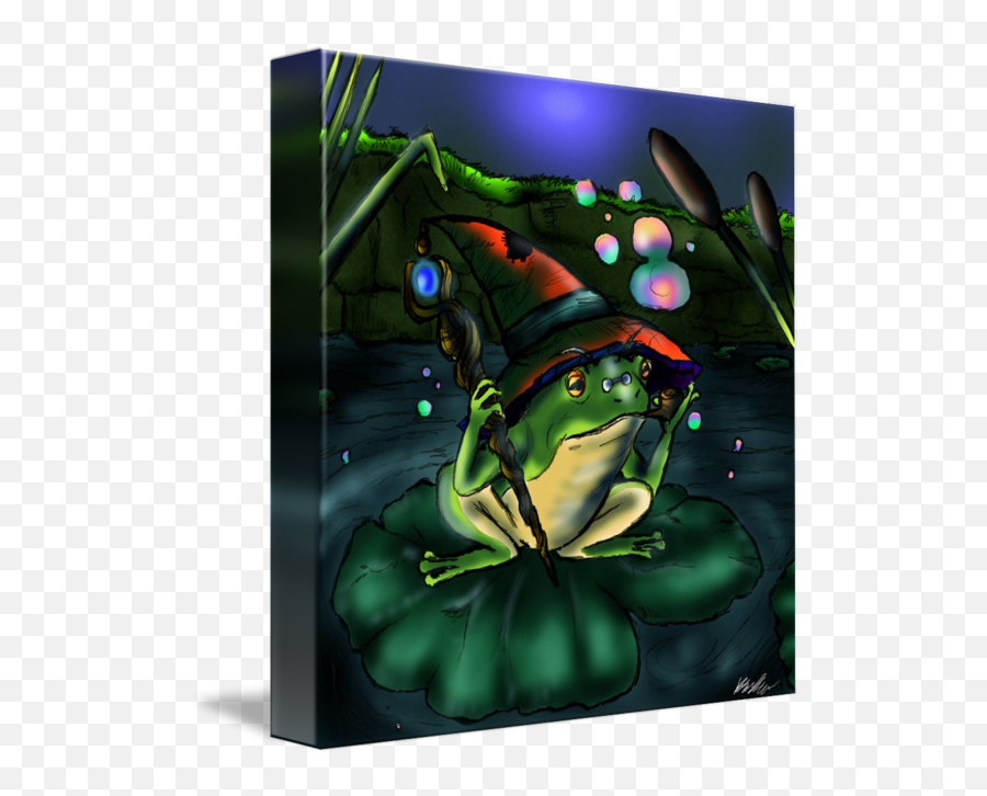 Frog Wizard By Dee Shawnte Emoji,Black Desert Wizard Emotion