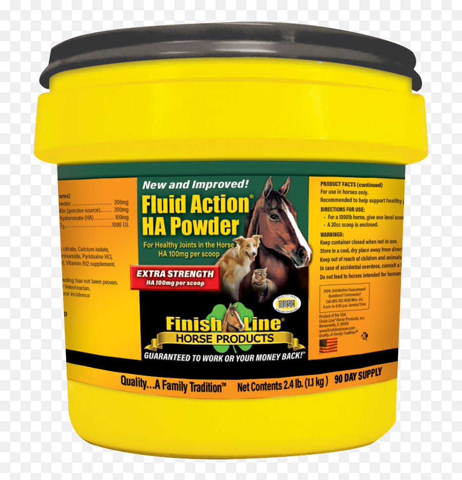 Fluid Action Ha Powder - Finish Line Horse Products Inc Emoji,Show Emotion To Horses And Dogs