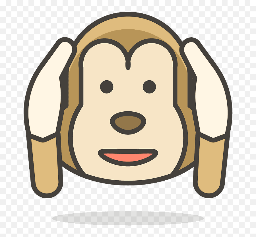Evil Hear Monkey No Icon - Não Ouvir Png Emoji,Hear No Evil Emoji