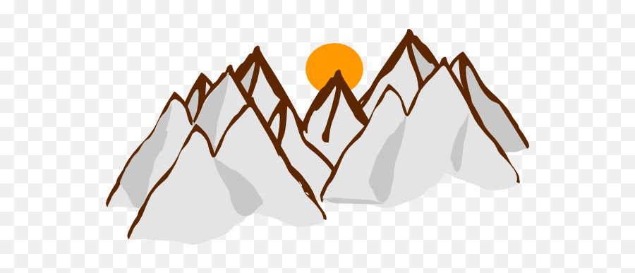 Free Mountain Clipart Png Download - Mountain Ranges Clipart Emoji,Mountain Emoji Transparent