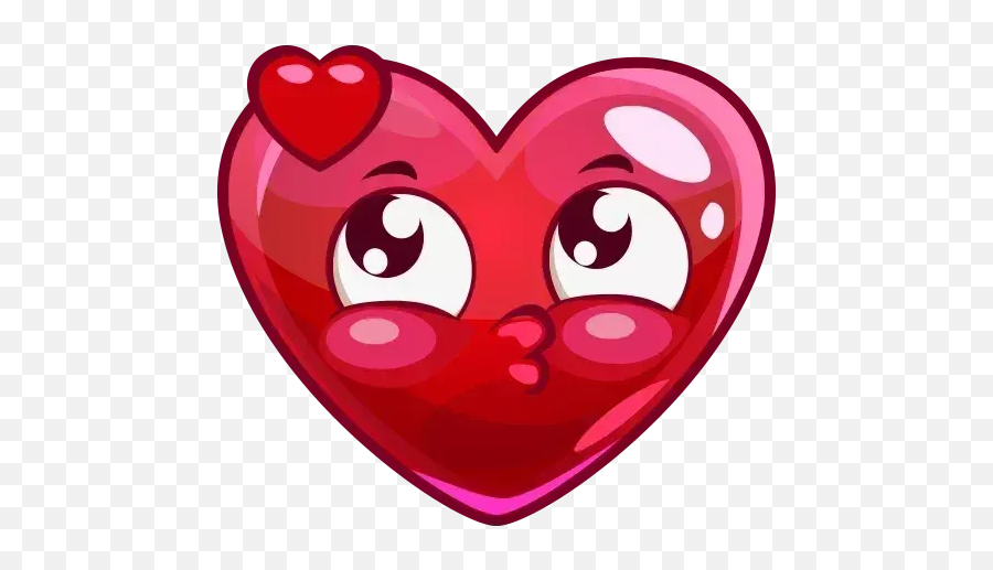 Cute Emojis Whatsapp Stickers - Stickers Cloud Buenos Dias La Luna En Tus Ojos,Valentines Day Emojis