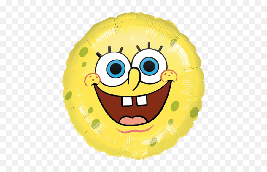 18 Spongebob Square Pants Foil Round - Spongebob Balloon Emoji,Square Emoticon
