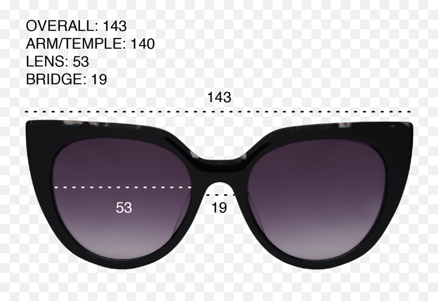 Sunglasses Clipart Cateye Sunglasses - Quay Australia Black Harper Oversized Cat Eye Sunglasses Emoji,Roast Emoji Glasses