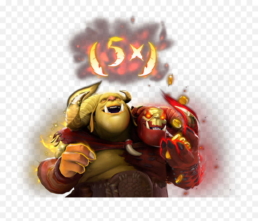 Ogre Magi Arcana - Ogre Magi Arcana Png Emoji,Dota 2 Emoticon Animation