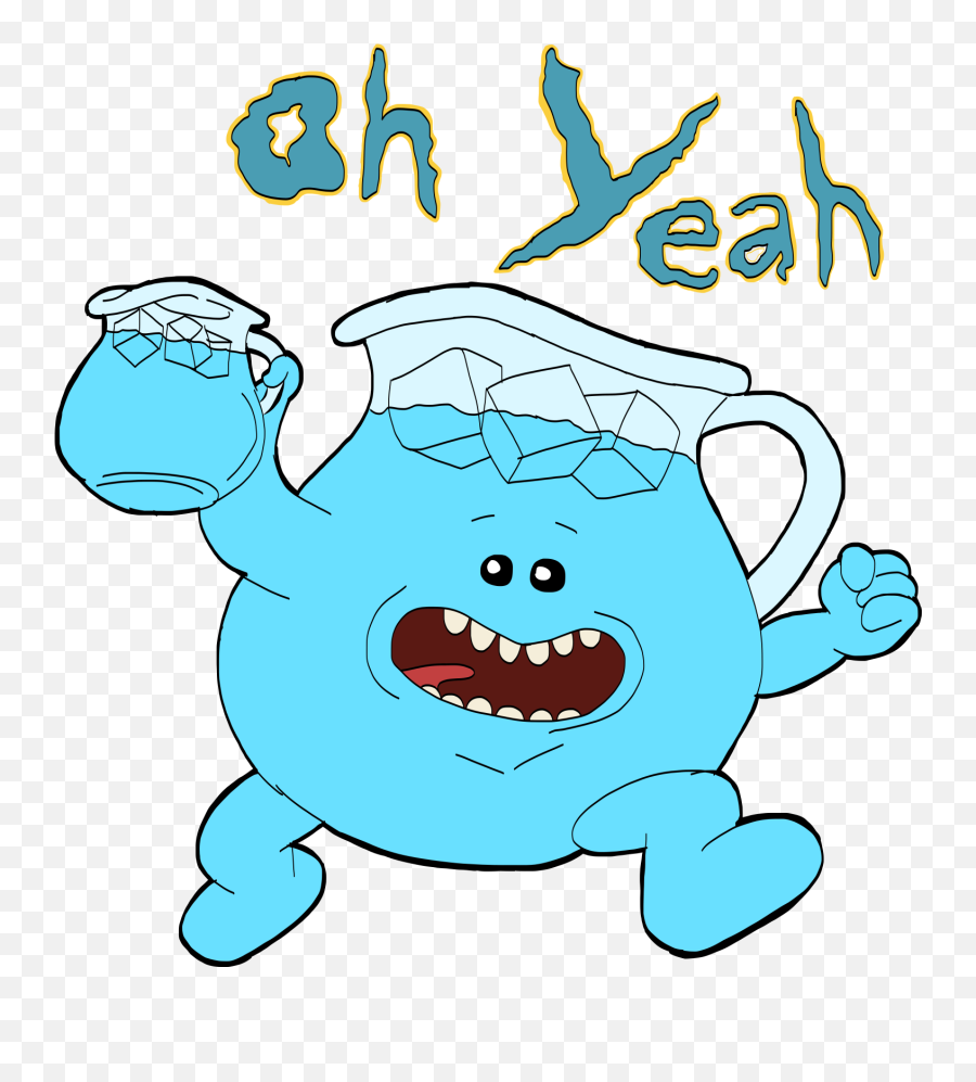 R Rick And Morty Kool Aid Man - Rick And Morty Emoji,What Your Favorite Kool Aid Emoji