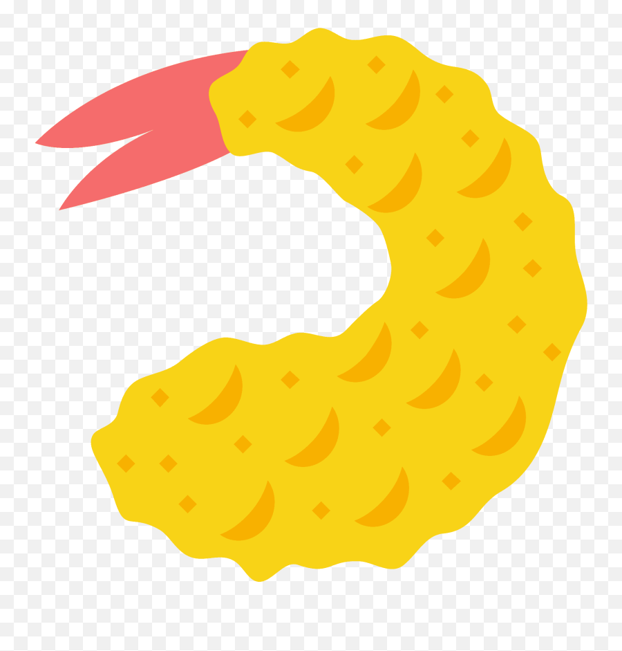 Fried Shrimp Emoji Clipart - Fried Shrimp Clip Art,Shrimp Emoji