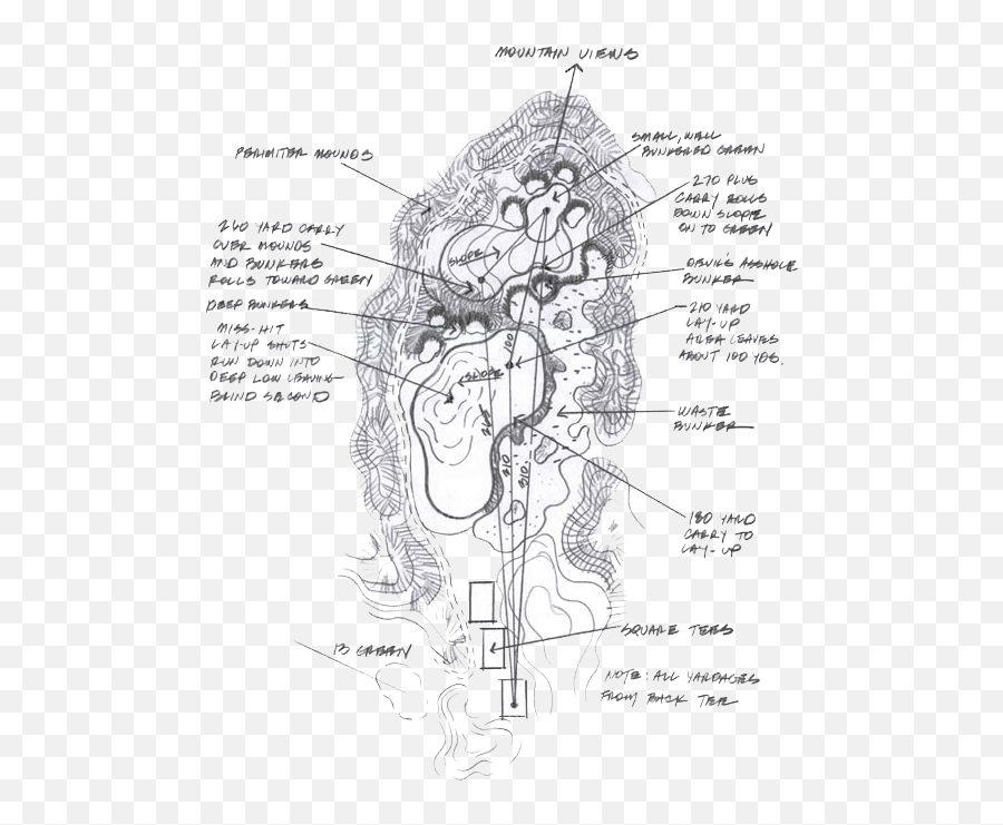 Greenway Golf - Greenway Golf Golf Hole Golf Course Sketch Emoji,How To Control Emotions On Golf Course