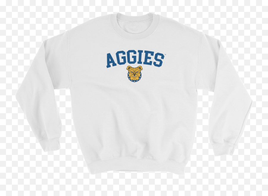 North Carolina Aggies Crew Neck - Long Sleeve Emoji,Nc Aggie Emoticons