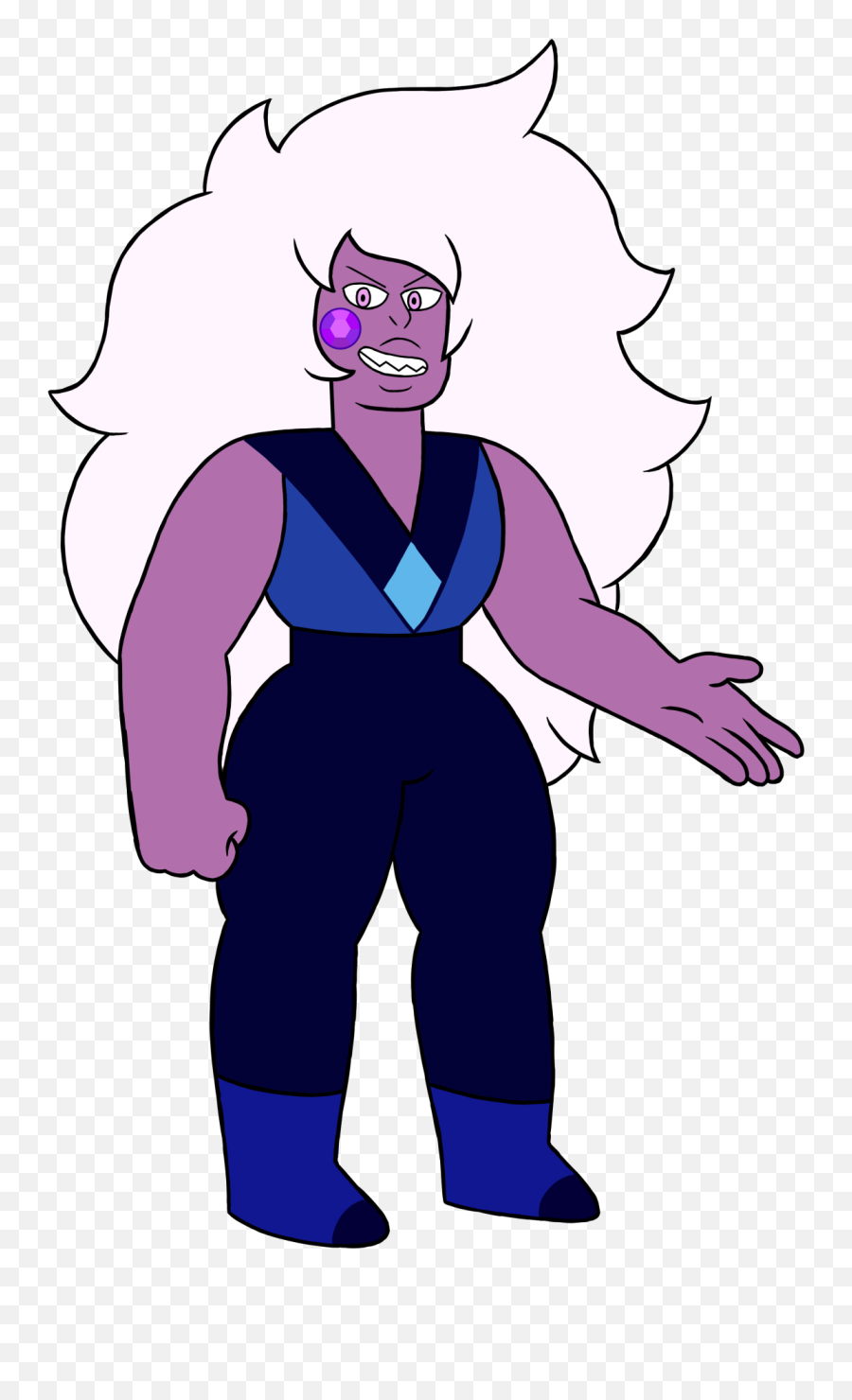 Elves Clipart Cheeky - Steven Universe The Famethyst Png Amethyst Guards Emoji,Steven Universe Emojis