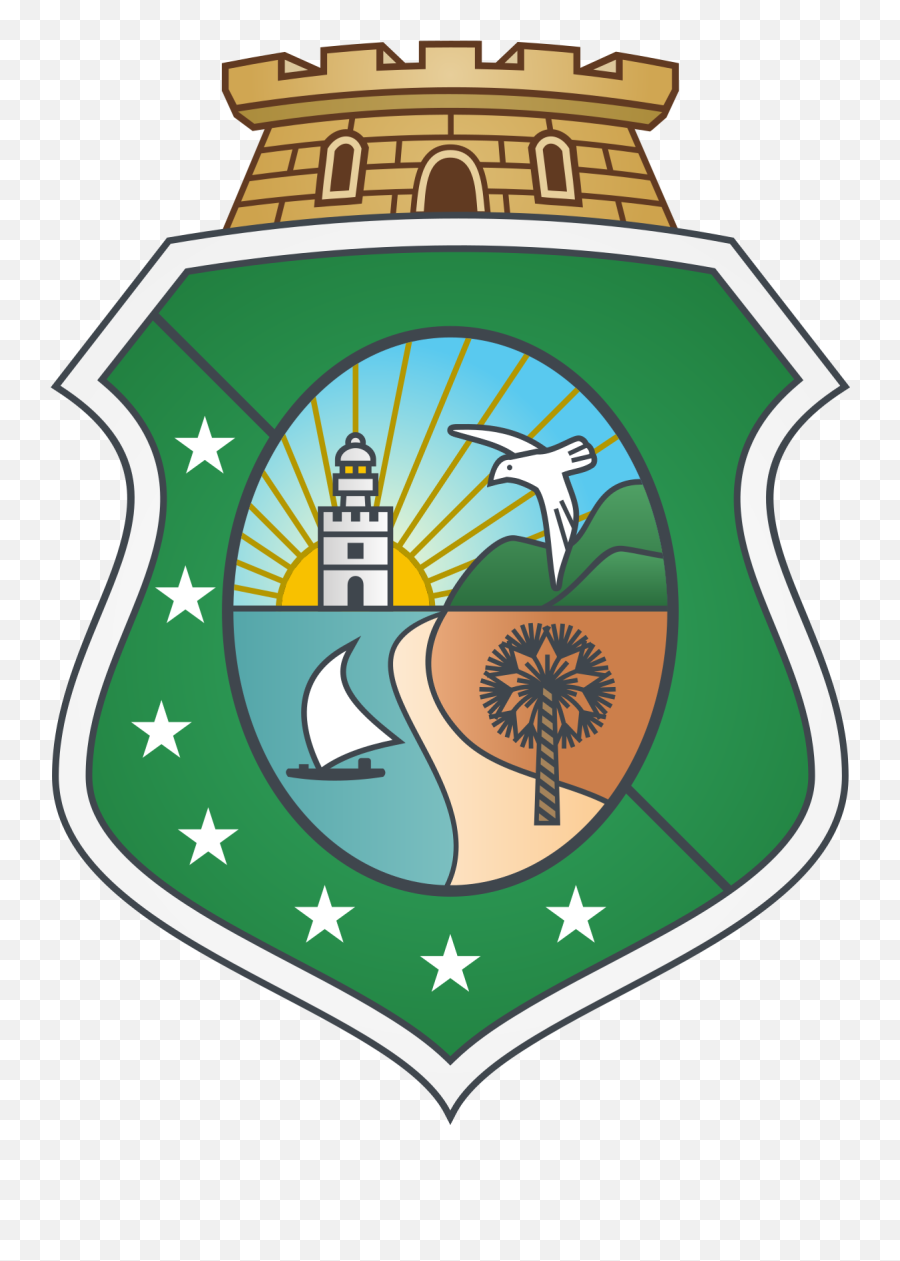 Brasão Do Ceará U2013 Wikipédia A Enciclopédia Livre - Brasão Governo Do Estado Do Ceará Emoji,Emoji De Bandeiras Para Copiar