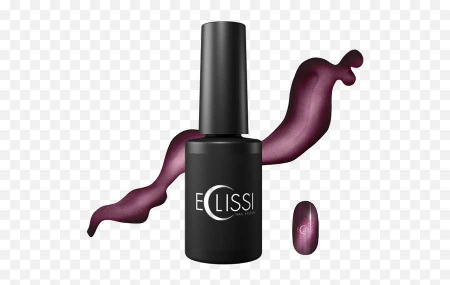 Magnetic - Semipermanent Eclissi Nail System Purple Emoji,Cat Eyes For Different Emotions