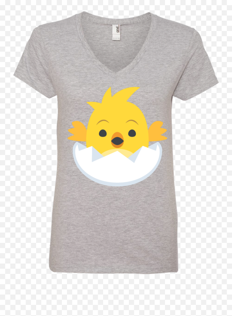 Chick 2 Emoji Ladiesu0027 V - Neck Tshirt U2013 That Merch Store,Parody Emoji