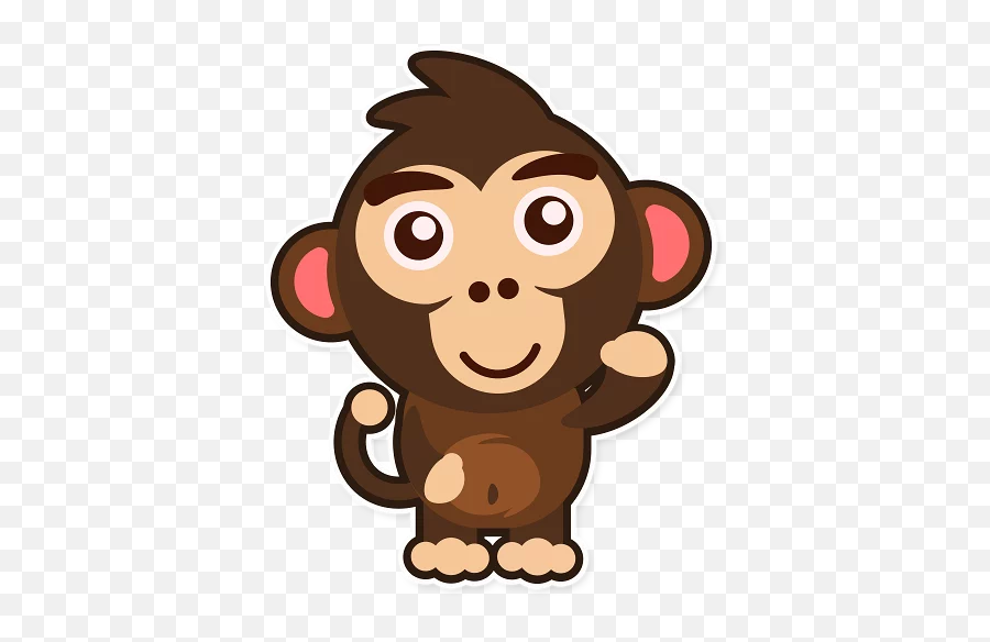 Happy Monkey Sticker For Wastickerapps Apk 300 - Download Emoji,Mind Blow Emoji In Skype