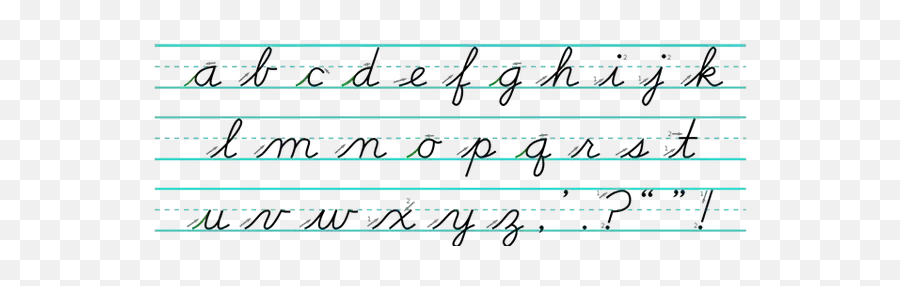 What Are The 26 Letters Like In Cursive - Quora Lowercase Cursive Letters Emoji,Writer List Of Parenthetical Emotion