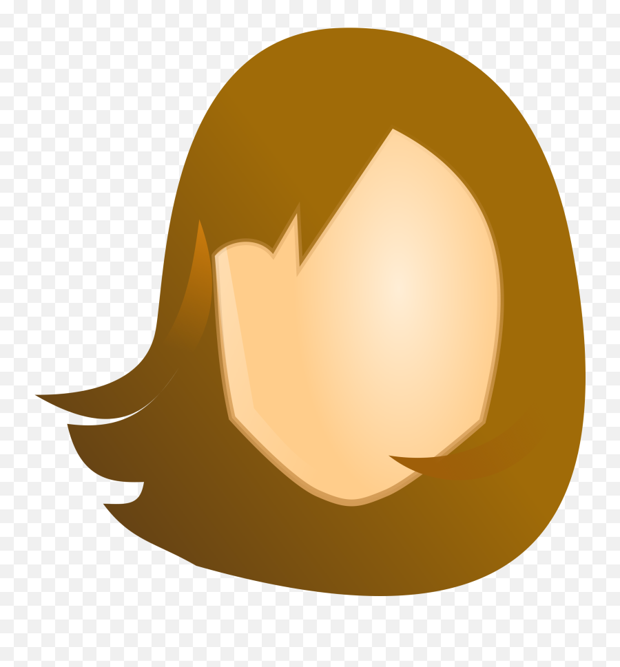 Girl Head Png - Head Cartoon No Face Emoji,Female Birthday Emoticon Clipart