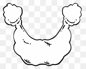 Download Plain White Beard At Vector Hd Photos Clipart Png - Clip Art Emoji,Emoticon With Goatee