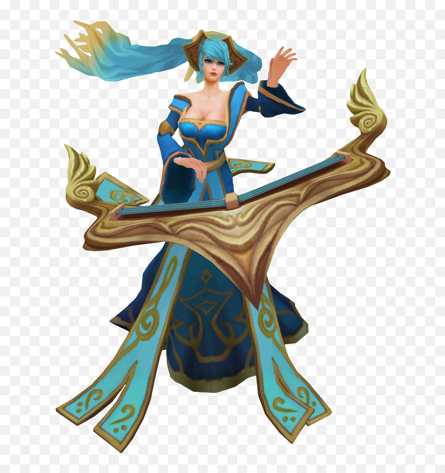 Seraphine Leagues Mary Sue - Sona Lol Concept Art Emoji,League Of Legends Sona Emoticon