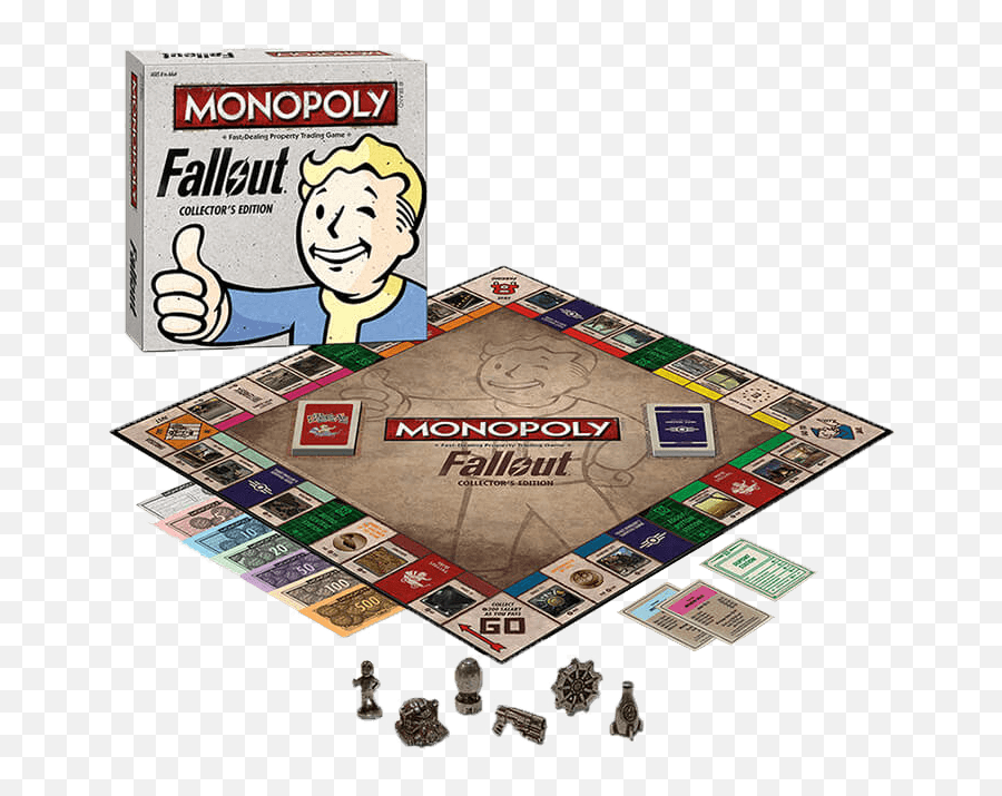 Bethesda Holiday 2015 Gift Guide - Monopoly Fallout Edition Emoji,Fallout 4 Pip Emoticon Text Art