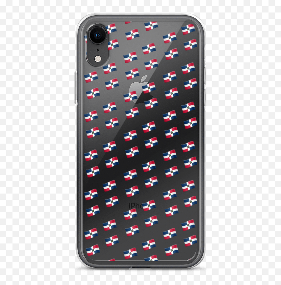 All - Over Emoji República Dominicana Flag Iphone Case,Emoji Iphone Transparent Png