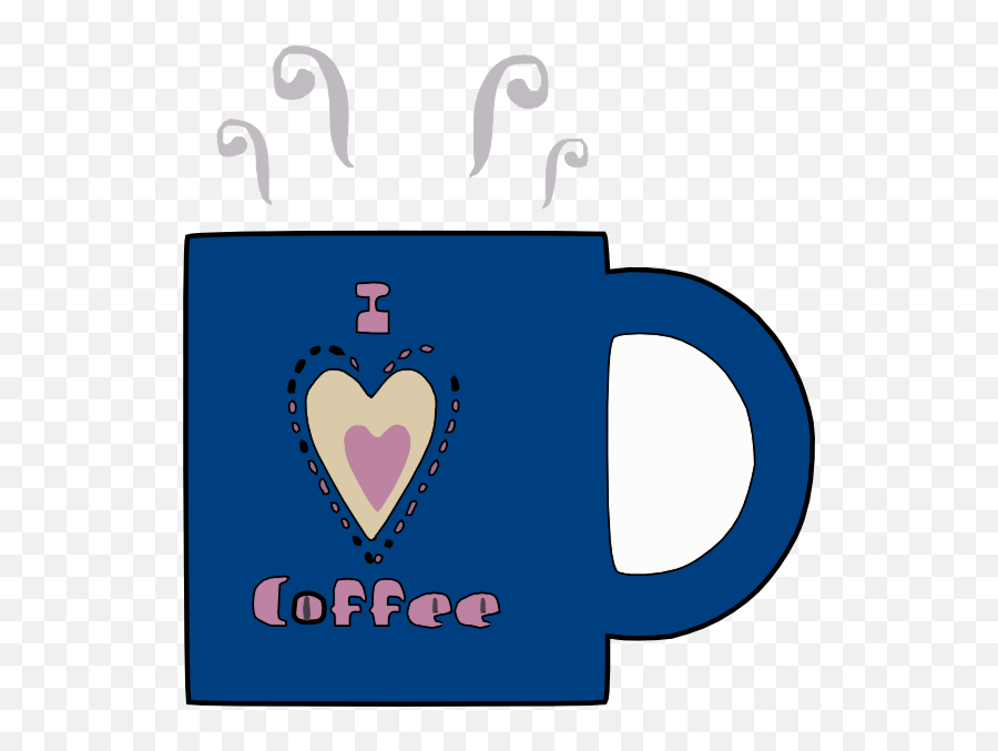 Download Hd I Love Hot Coffee Clipart Png For Web Emoji,Hot Love & Emotion Virginelle