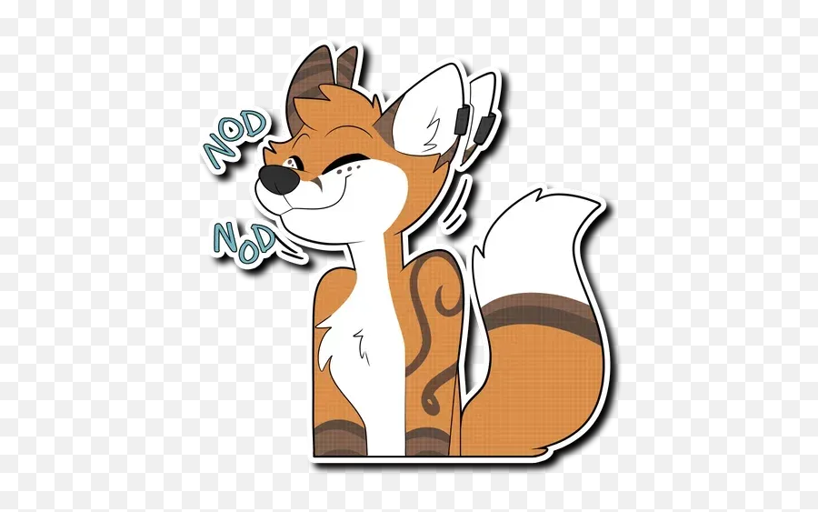 Furry Yanick Sticker Pack - Stickers Cloud Emoji,Furry Emoticon Art