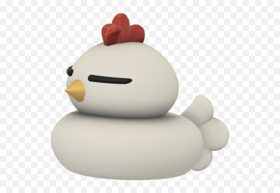 Chicken Won From The Pucca Anime Cartoon Show Mmu By Jangy Emoji,Chamelon Emoji