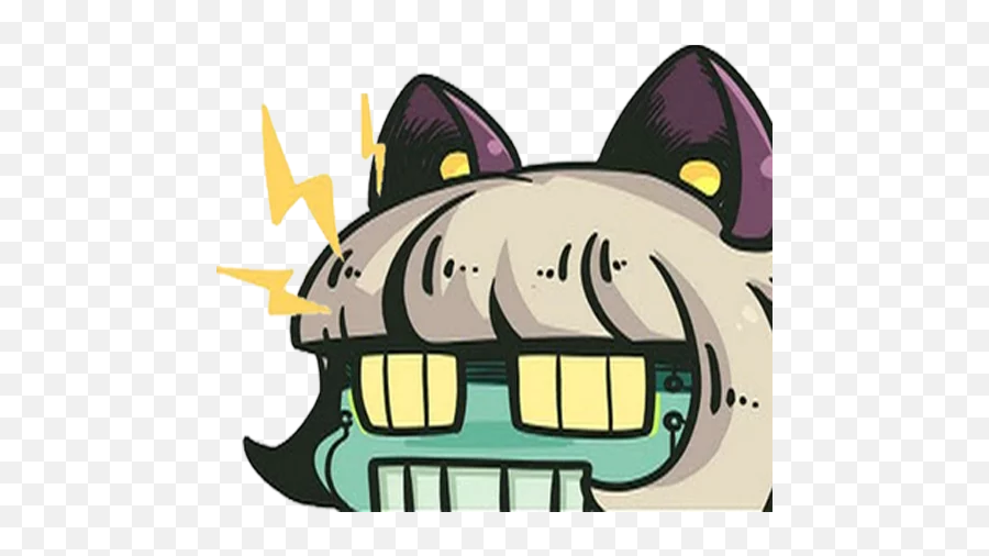 Telegram Sticker From Skullgirls Pack Emoji,Skull Emoji Ico