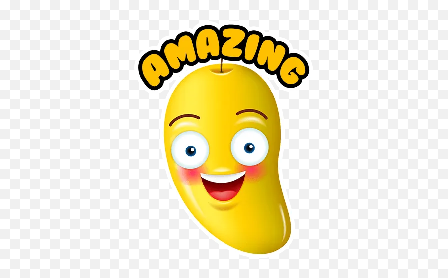 Mango Emoji By Marcossoft - Sticker Maker For Whatsapp,Sad Emoji 3d