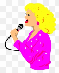 Karaoke Clipart Studio Microphone - Transparent Transparent Background Singing Clipart Emoji,Studio Microphone Emoji
