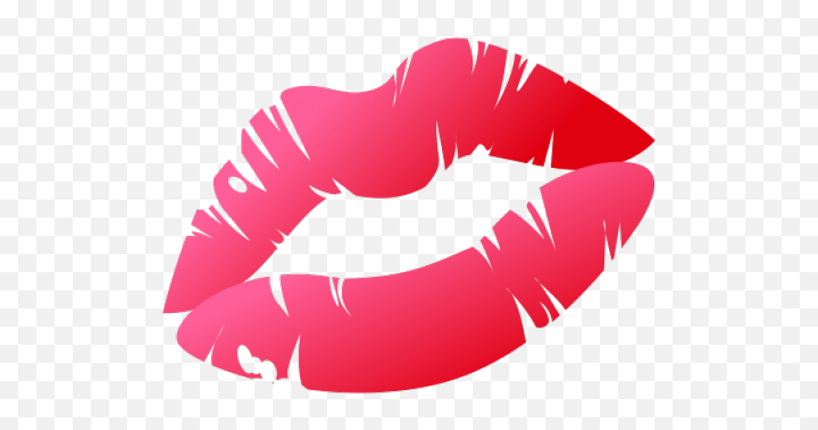 Lipstick Clipart Emoji - Transparent Kiss Lips Emoji,Kiss Emoji
