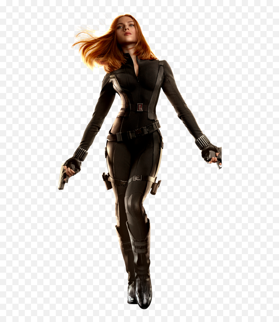 Scarlett Johansson Winter Soldier Black - Captain America Winter Soldier Black Widow Png Emoji,Black Widow Emoji
