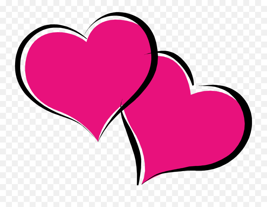 Pink Hearts Png - Love Heart Clipart Transparent Png Full Love Clipart Emoji,Pink Heart Emoji Balloons
