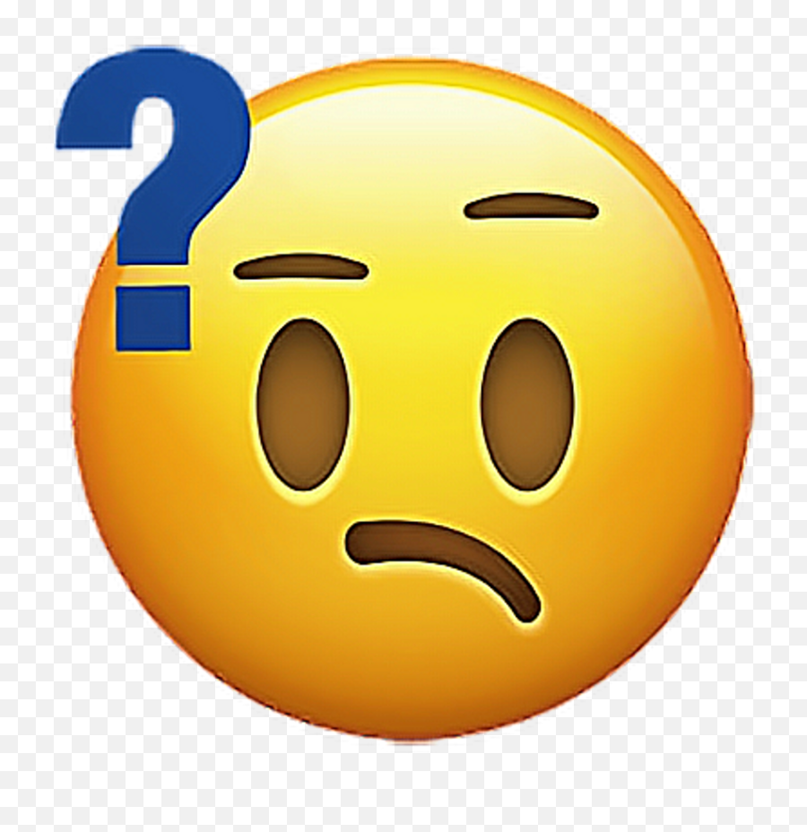 Wonder Emoji Png 3 Png Image - Confused Emoji,Wonder Emoji
