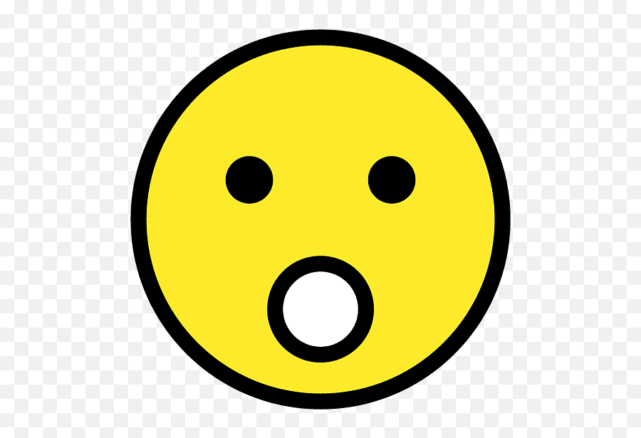 Face With Open Mouth Emoji Clipart,Open Mouth Smiling Emoji