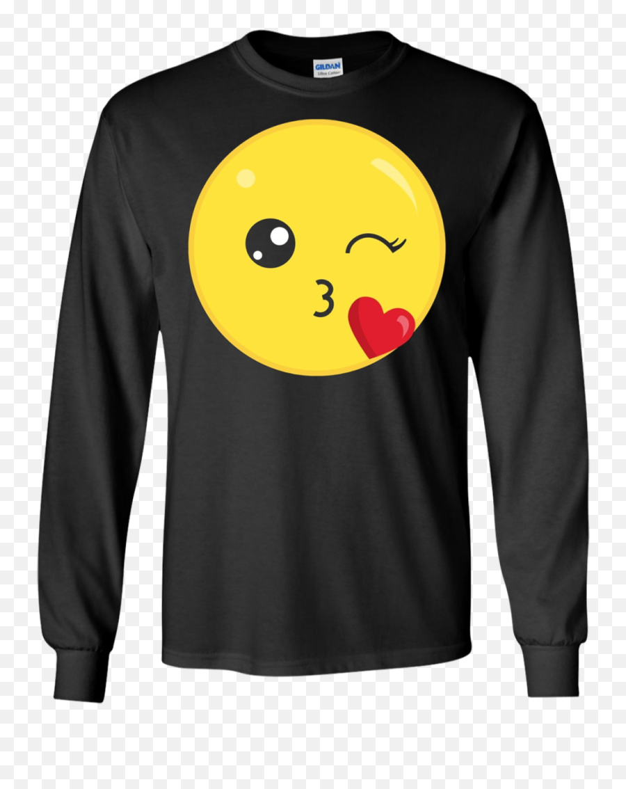 Kiss Emoji T - Shirt Smiley Emoji Shirt With Heart Free Cosby Shirt,Kiss Wink Emoji Image
