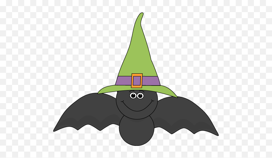 Halloween Clip Art - Halloween Images Bat In A Hat Clipart Emoji,Witches Hat Emoticon