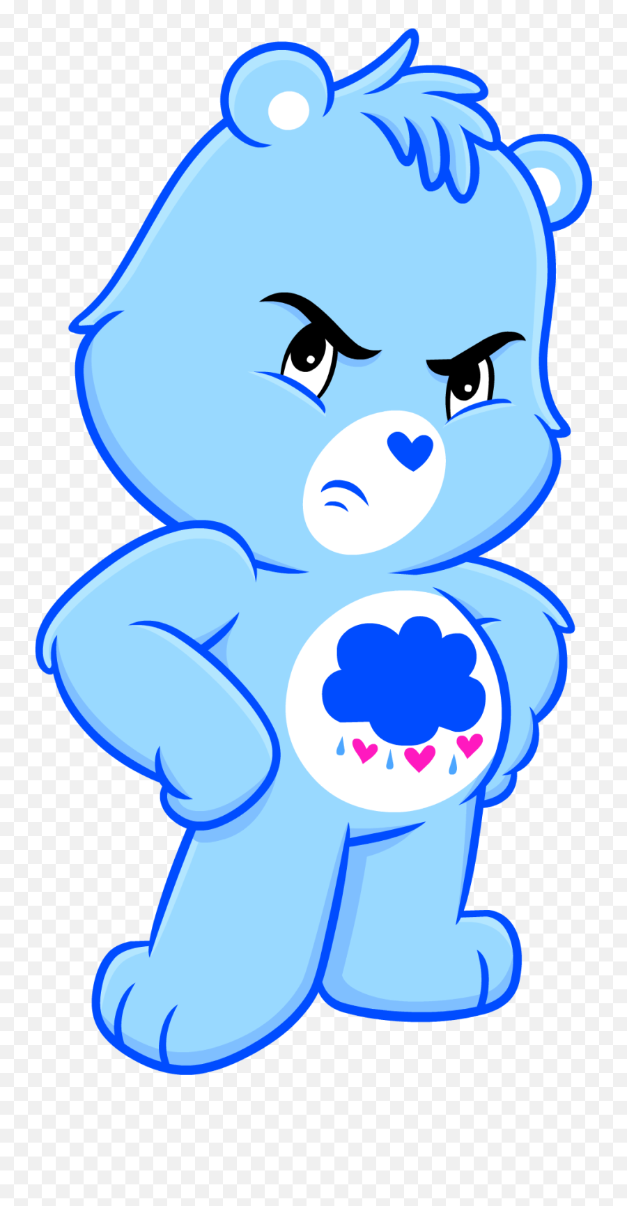 Grumpy Bear Care Bear Wiki Fandom - Grumpy Bear Care Bear Emoji,Film Emotion From Justaposed Images