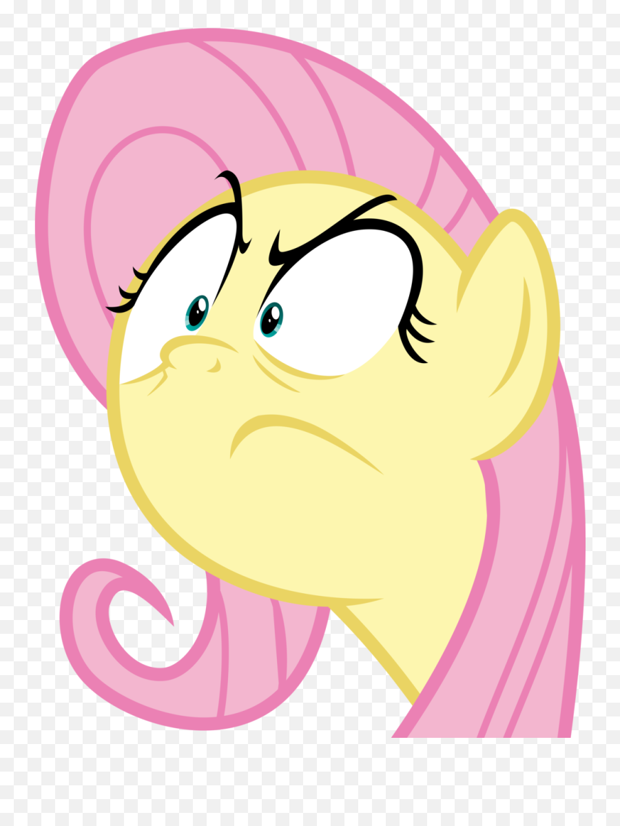 Fluttershy Peeved My Little Pony Friendship Is Magic - My Little Pony Fluttershy Face Emoji,Memes About Emotion