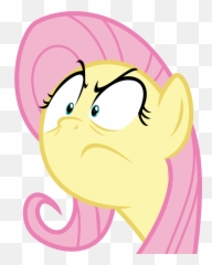Fluttershy Peeved My Little Pony Friendship Is Magic - My Little Pony Fluttershy Face Emoji,Memes About Emotion