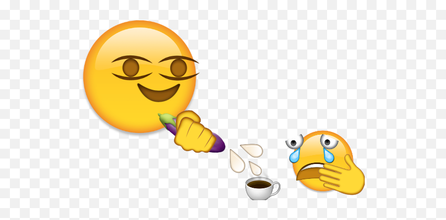 Cursedemojis - Happy Emoji,Emoticon For Coffee