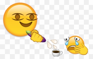 Cursedemojis - Happy Emoji,Emoticon For Coffee