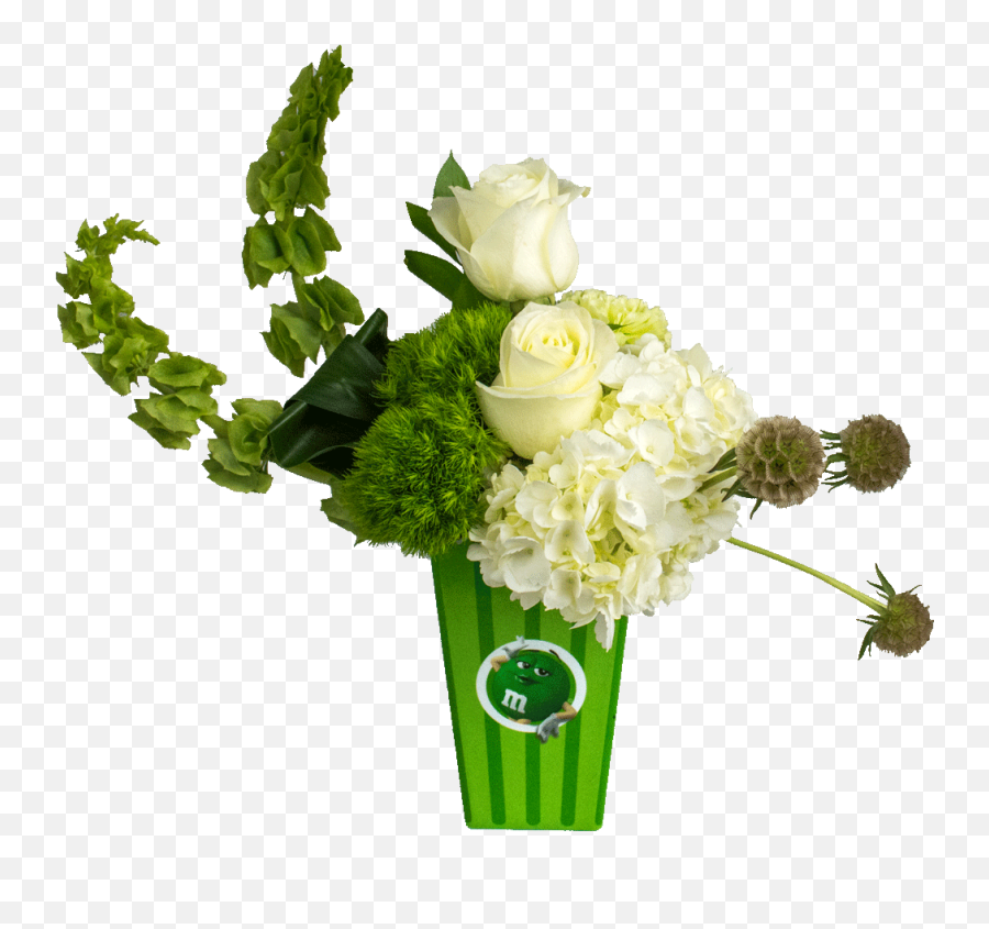 Poppin With Green Bouquet Is - Crafts Hobbies Emoji,Bouquet Of Flowers Emoticon