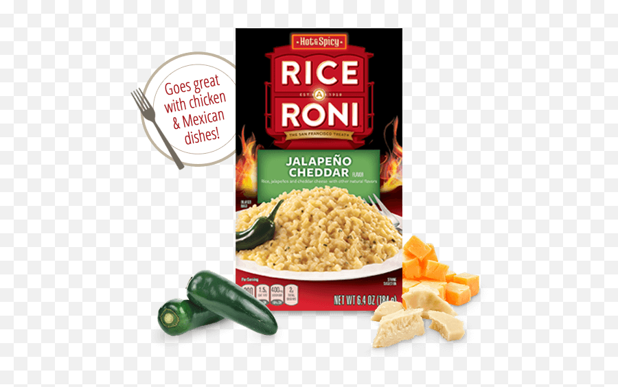Jalapeño Cheddar Rice - Cheese Rice A Roni Flavors Emoji,Facebook Emoticons Jalapeno