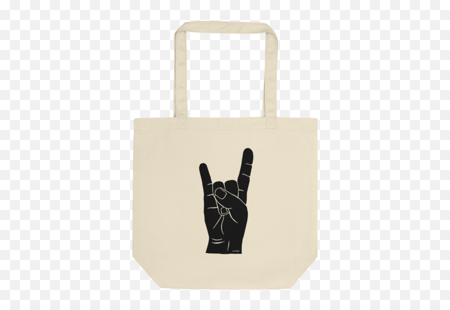 Hand Signals Sign Of The Horns Cropped Sweatshirt 6 Colors - Tote Bag Emoji,Rock N Roll Metal Horns Emoticon
