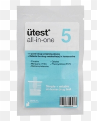 Utest 5 Panel Drug Screen Test - Household Supply Emoji,Meth Emoji