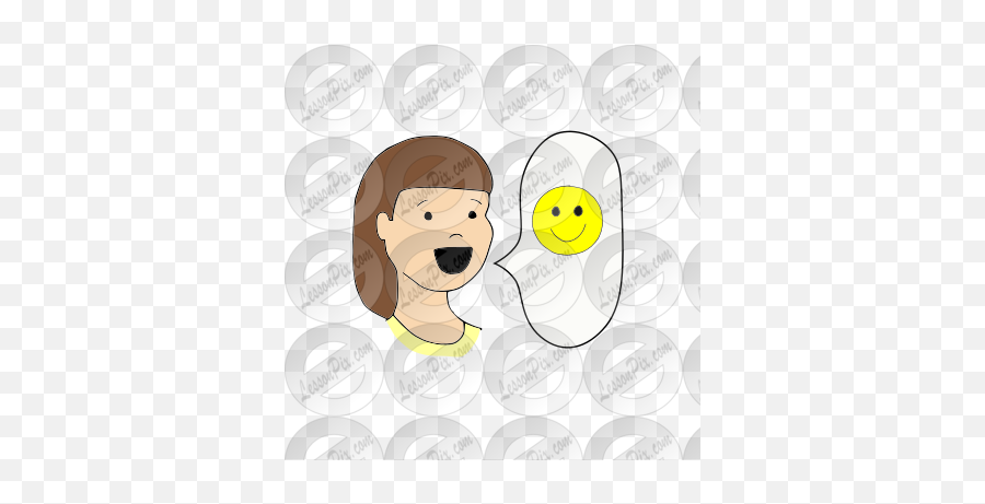 Speak Nicely Picture For Classroom Therapy Use - Great Speak Nicely Emoji,Hearing Emoticon