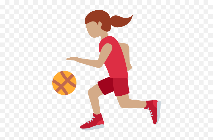 Woman With Basketball Medium Skin Tone - Ding Bats Emoji,Motorcycle Emoticon Woman Blonde