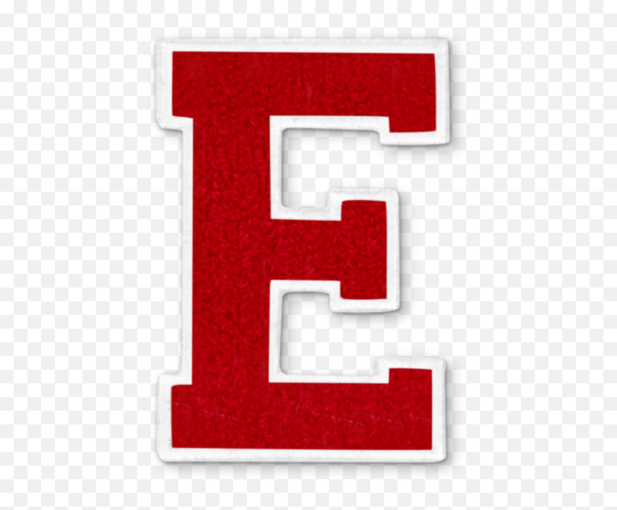 Varsity Letter E - Red Emoji,Colors And Emotions Green With Envy