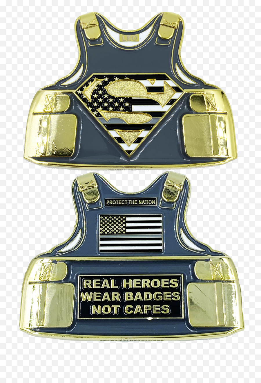 Dl4 - 15 Correctional Officer Super Hero Body Armor Challenge Coin Corrections Prison Jail Superman Inspired Emoji,Sweet Emotion Prison