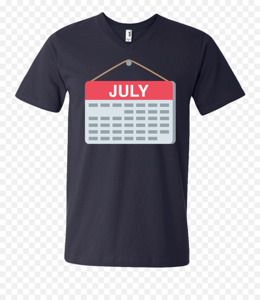 My July Calendar Emoji Menu0027s V - Neck Tshirt U2013 Wind Vandy,Dates Emoji